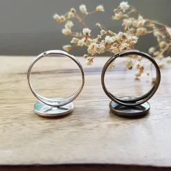 Herz Engel Ohrringe Cabochonschmuck verschiedene Fassungen