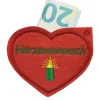 Herz Geschenkanhänger aus Filz – Geldgeschenk Weihnachten, Set Rot