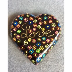 Herz Liebe Love Blumen Streublümchen Acrylfarben handbemalt