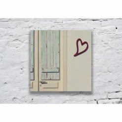 Herz Print, ein Geschenk für Verliebte oder zum Valentinstag, Größen 13 x 13 cm + 20 x 20 cm