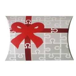 Herz Puzzle mit Wunschtext Essen Restaurant Einladung | 63 Teile