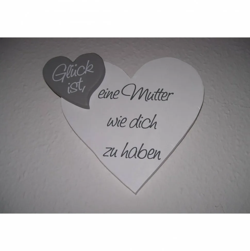 Herz zum Muttertag aus Holz