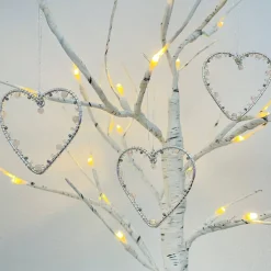 Herzanhänger mit Heilstein - Rosenquarz | Kleine Geschenke mit Bedeutung | Glücksbringer | Herz Deko in rosa