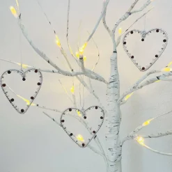 Herzanhänger mit Heilstein - Granat | Kleine Geschenke mit Bedeutung | Glücksbringer | Herz Deko in dunkelrot