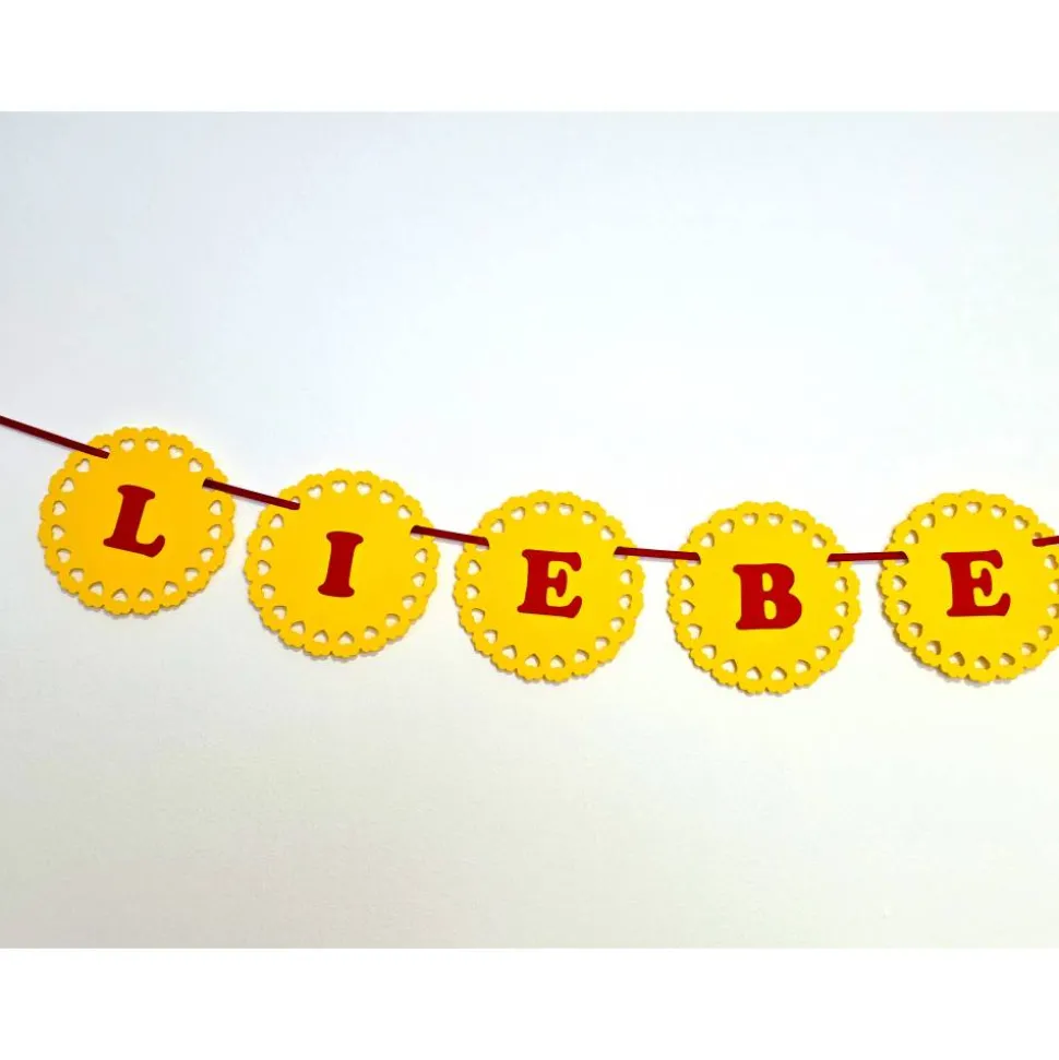 Herzen Valentinstag/ Ich liebe Dich Girlande