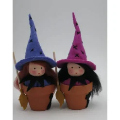 Hexentöpfchen - Halloween - Blumenkind - Jahreszeitentisch - Waldorf Art - Art.Nr. HE41