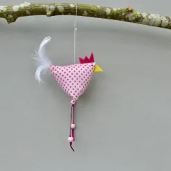 Hühner, Osterdeko, 2 St. Stoffhühner