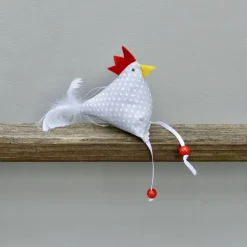 Hühner, Osterdeko, 2 St. Stoffhühner