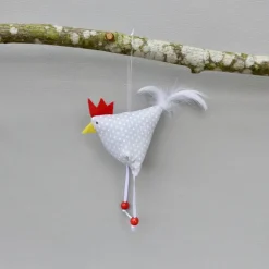 Hühner, Osterdeko, 2 St. Stoffhühner