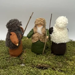 Hirten - Jahreszeitentisch - Krippenfiguren  - Winter - Weihnachten