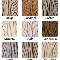 Häkelkorb mit Henkel und Holzboden in 3 Größen – Korb für Blumenkinder oder als Geschenkkorb