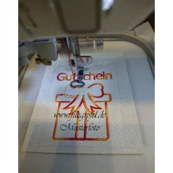 Hülle für einen Gutschein