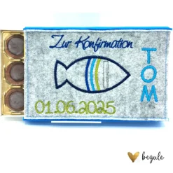 Hülle für Haselnusspralinen