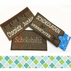 Hülle für Schokolade