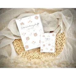 Hülle Uheft & Impfpass personalisierbar Bärchen Mädchen
