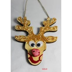 Hängedeko RENTIER Nikolausgeschenk Türdeko Deko Weihnachtsgeschenk Adventskalenderfüllung Rentier Elch Hirsch Holzdeko