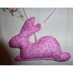 Hängehasen, Osterhasen 'the pink ones', Stoffhasen, Dekoration, Ostern, Unikate hessmade