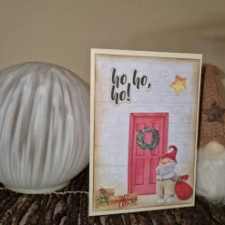 Ho Ho Ho Weihnachtsgruß / Weihnachtsmannkarte / Weihnachtsgeschenk Karte / Festliche Weihnachtskarten / Festliche Karte