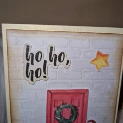 Ho Ho Ho Weihnachtsgruß / Weihnachtsmannkarte / Weihnachtsgeschenk Karte / Festliche Weihnachtskarten / Festliche Karte
