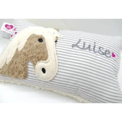 Hobby Horsing Pferdekissen Namenskissen Taufkissen Kuschelkissen Kindergartenkissen Geburtsgeschenk Pferd Pferdchen Pony