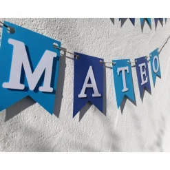 Hochwertige Girlande zum Schulanfang, Schulkind, 1. Schultag. Wimpelkette zum Schulstart auf Wunsch personalisiert mit Wunschnamen.