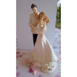 Hochzeit Geldgeschenk Brautpaar mit Baby in Rosa – Geschenkidee für Mädchen & Taufe