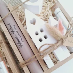 Hochzeit Geldgeschenk Hochzeitsgeschenk Häuser / Lichthäuser Kerzenhalter Herz Geschenkset Gutschein Kerzenset Stabkerze