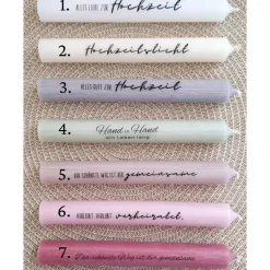 Hochzeit Geschenkset Hochzeitsgeschenk Dekoherz Kerzenhalter Herz Kerzenset Stabkerze Kerzenbox Holzbox Mitbringsel