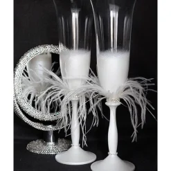 Hochzeitsaccessoires Hochzeitsgläser Sektgläser Sektglas Hochzeitskerzen Brautaccessoires mit Namen Tortenmesser Tortenh