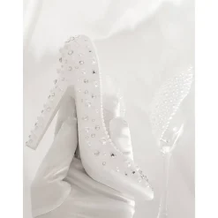 Hochzeitsaccessoires Hochzeitsgläser Sektgläser Hochzeitskerzen Brautaccessoires mit Namen Perlen Ringbox Cinderella