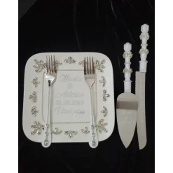 Hochzeitsaccessoires Hochzeitsgläser Sektgläser Hochzeitskerzen Brautaccessoires mit Namen Tortenmesser Tortenheber blau