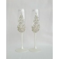 Hochzeitsaccessoires Hochzeitsgläser Sektgläser Sektglas Hochzeitskerzen Brautaccessoires mit Namen Tortenmesser Tortenh