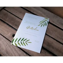 Hochzeitsdesign Greenery Farn Printable DIY