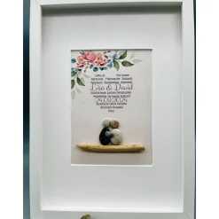 Hochzeitsgeschenk | Personalisiertes Hochzeitsgeschenk Wanddeko | Wandbild Hochzeit | Einzigartiges Hochzeitsgeschenk He