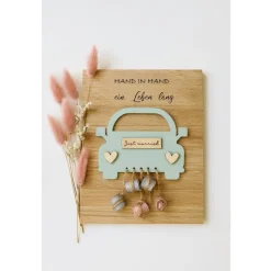 Hochzeitsgeschenk, Geldgeschenk, Holz, Auto, Brautpaar, Geschenk zur Hochzeit