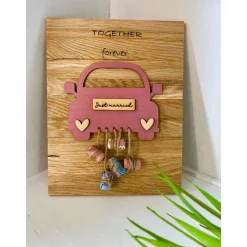 Hochzeitsgeschenk, Geldgeschenk, Holz, Auto, Brautpaar, Geschenk zur Hochzeit