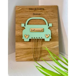 Hochzeitsgeschenk, Geldgeschenk, Holz, Auto, Brautpaar, Geschenk zur Hochzeit