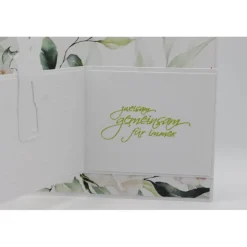 Hochzeitsgeschenk mit Überraschungseffekt - Elegante Geschenkverpackung mit außergewöhnlicher Karte und Geldfach