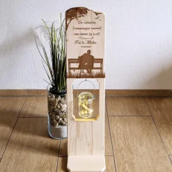 Hochzeitsgeschenk  mit Namen und Datum personalisiert