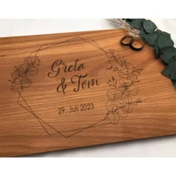 Hochzeitsgeschenk personalisiert, Geschenk Hochzeit, Geschenk fürs Brautpaar, Geschenk mit Namen und Datum