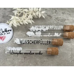 Hochzeitsgeschenk, Wunscherfüller - nach Wahl - mit Kerze inkl. Holzverpackung, Geldgeschenk, Deko