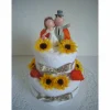 Hochzeitsgeschenke Herbst Geldgeschenke Torte orange Geschenk Hochzeit Handtuchtorte