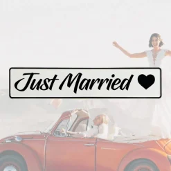Hochzeitskennzeichen zur Hochzeit Just Married Love Deko Hochzeitsauto Autokennzeichen Fotorequisite Brautpaar Hochzeits