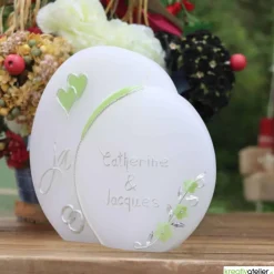 Hochzeitskerze 2 Dochte Doppelscheibe 