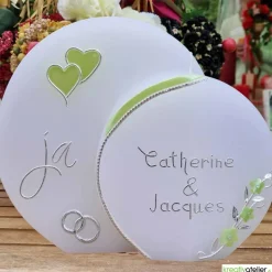 Hochzeitskerze 2 Dochte Doppelscheibe 