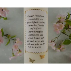 Hochzeitskerze - Traukerze - Kerze Geschenk zur Hochzeit - Hochzeitskerze Lebensbaum gold grün