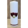 Hochzeitskerze - 25x8 cm -