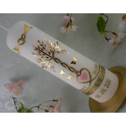 Hochzeitskerze Lebensbaum - Hochzeit - Hochzeitskerze - Hochzeitskerze Baum - Hochzeit Dekoration - Hochzeit Geschenk