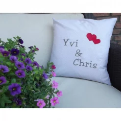 Hochzeitskissen / Kissenbezug / Dekokissen *personalisierbares Kissen* Maße: 40x40cm