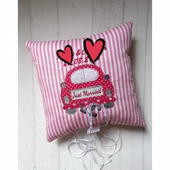Hochzeitskissen in Wunschfarben, Geldgeschenk zur Hochzeit, Kissen personalisiert, Geschenkidee zur Hochzeit